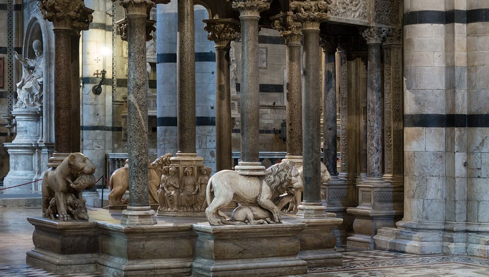 Piupito Duomo di Siena Nicola Pisano