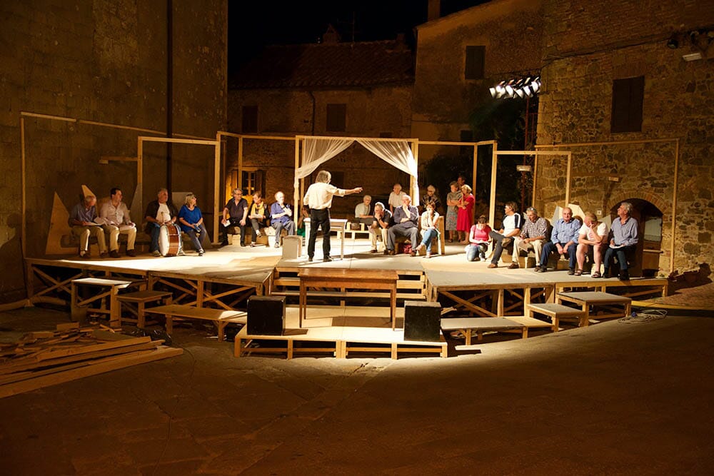 Teatro Povero di Montichiello pienza siena