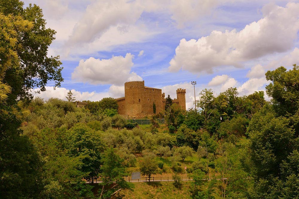 Veduta della fortezza Fortezza-di-Montalcino